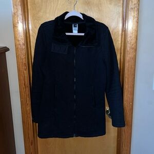 The North Face black zip up sweater/jacket